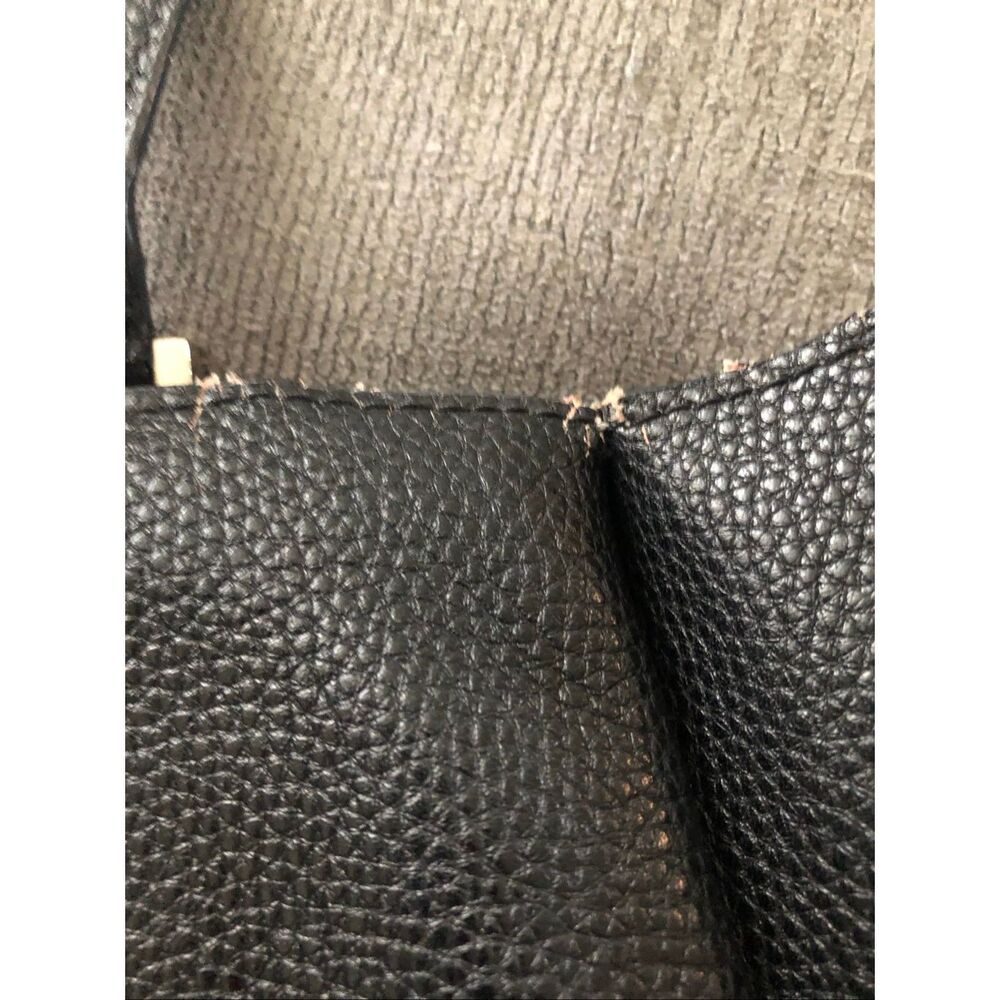 Kate spade hayes street Mandy Maryanne black cow leather bow  shoulder bag leath - Picture 10 of 10